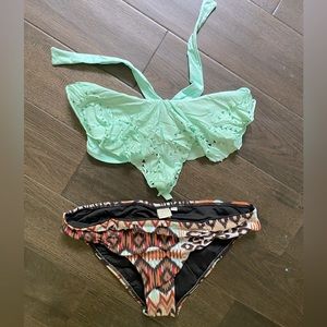L Space bikini EUC L bottoms D bandeau top